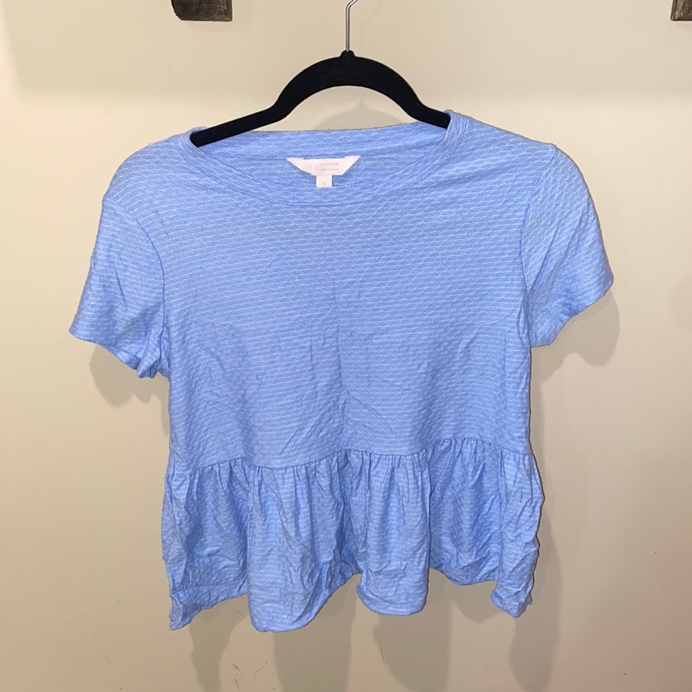 Sky blue blouse